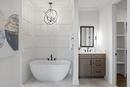Delta Faucet Matte Black Two Handle Roman Tub Faucet (Trim Only) 