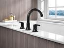Delta Faucet Matte Black Two Handle Roman Tub Faucet Trim Only 
