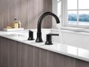 Delta Faucet Matte Black Two Handle Roman Tub Faucet (Trim Only) 