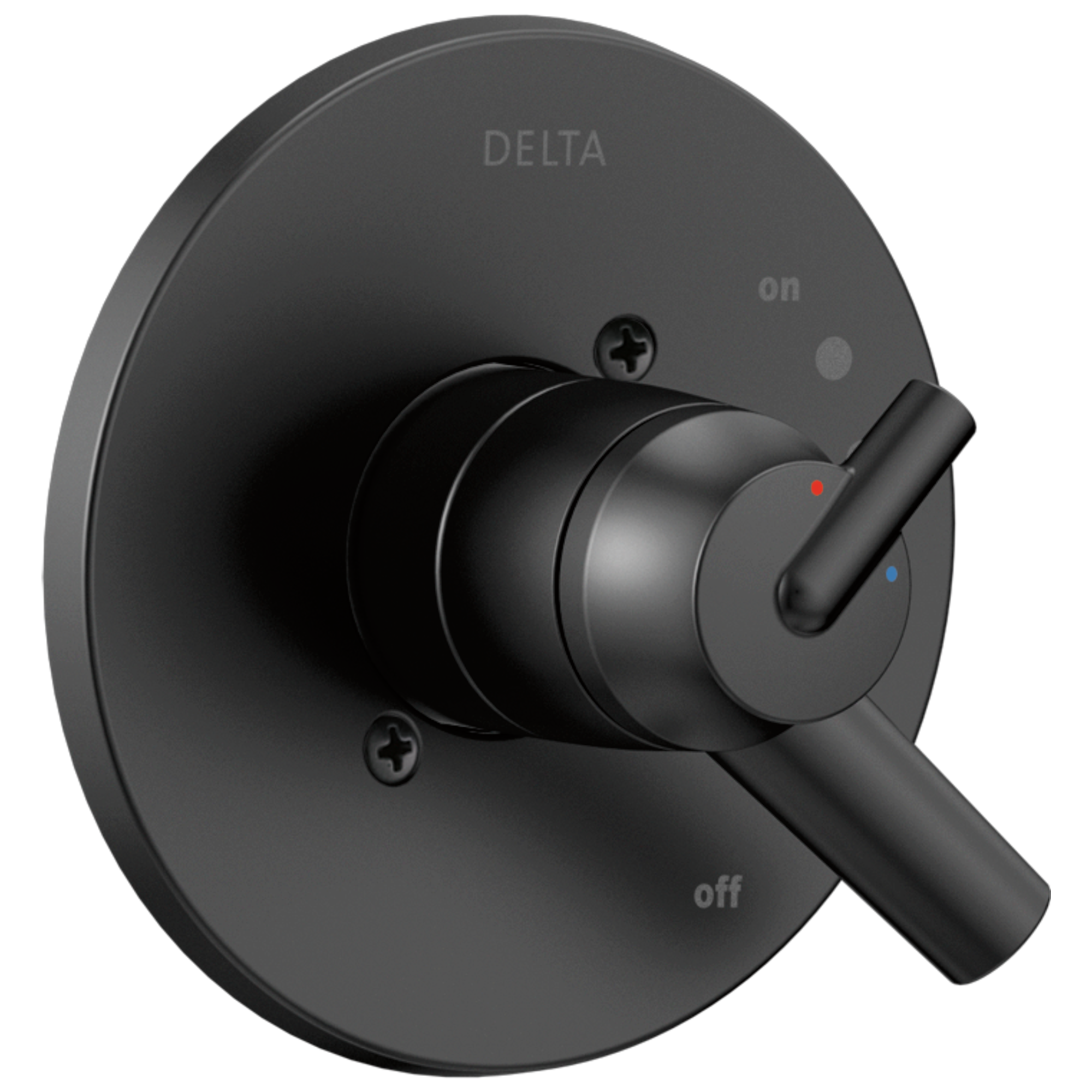 Delta Faucet Matte Black Single Handle Bathtub & Shower Faucet (Trim Only) 
