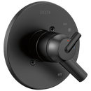 Delta Faucet Matte Black Single Handle Bathtub & Shower Faucet (Trim Only) 