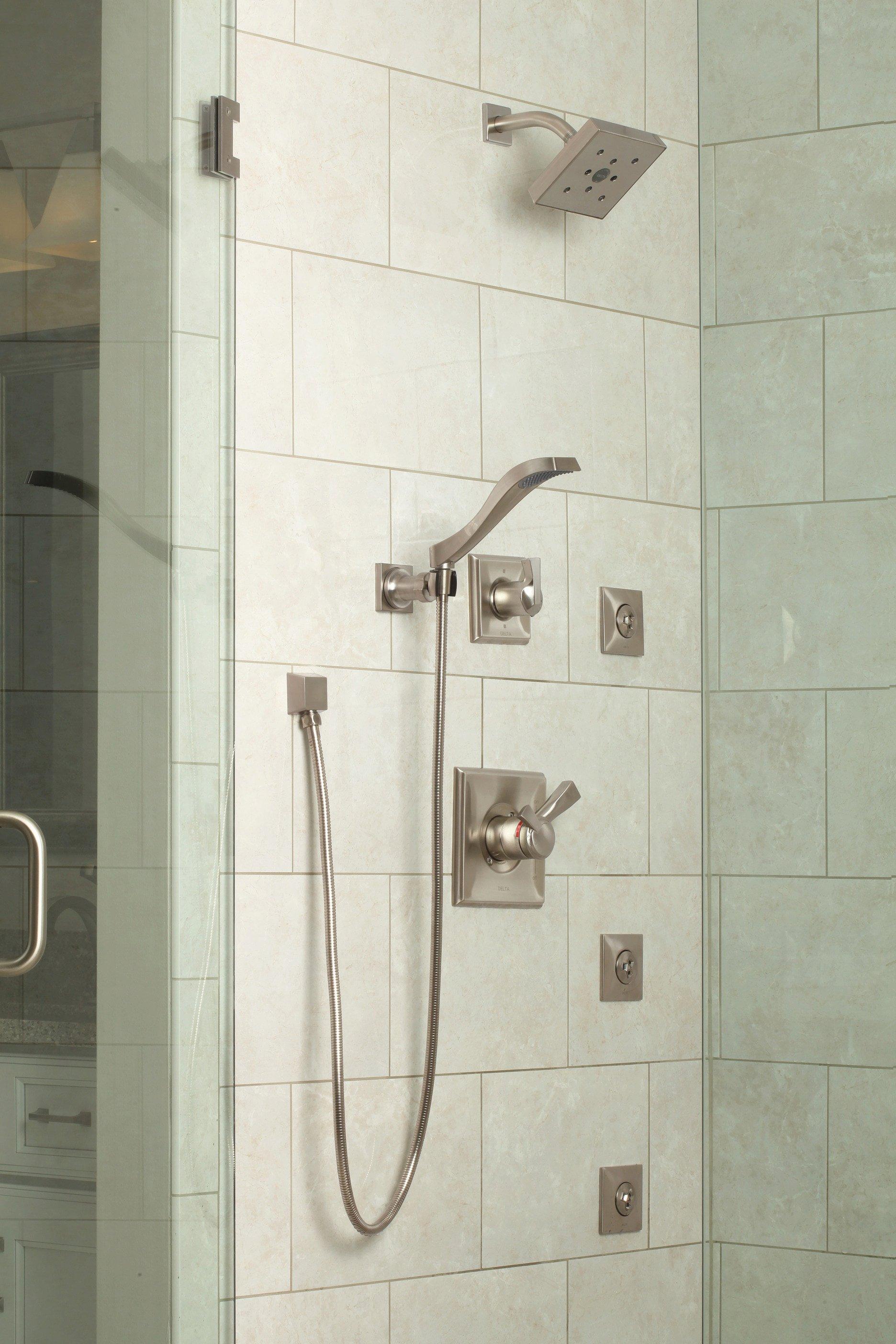 Delta Faucet Brilliance Stainless Single Handle Single Function Shower Faucet (Trim Only) 
