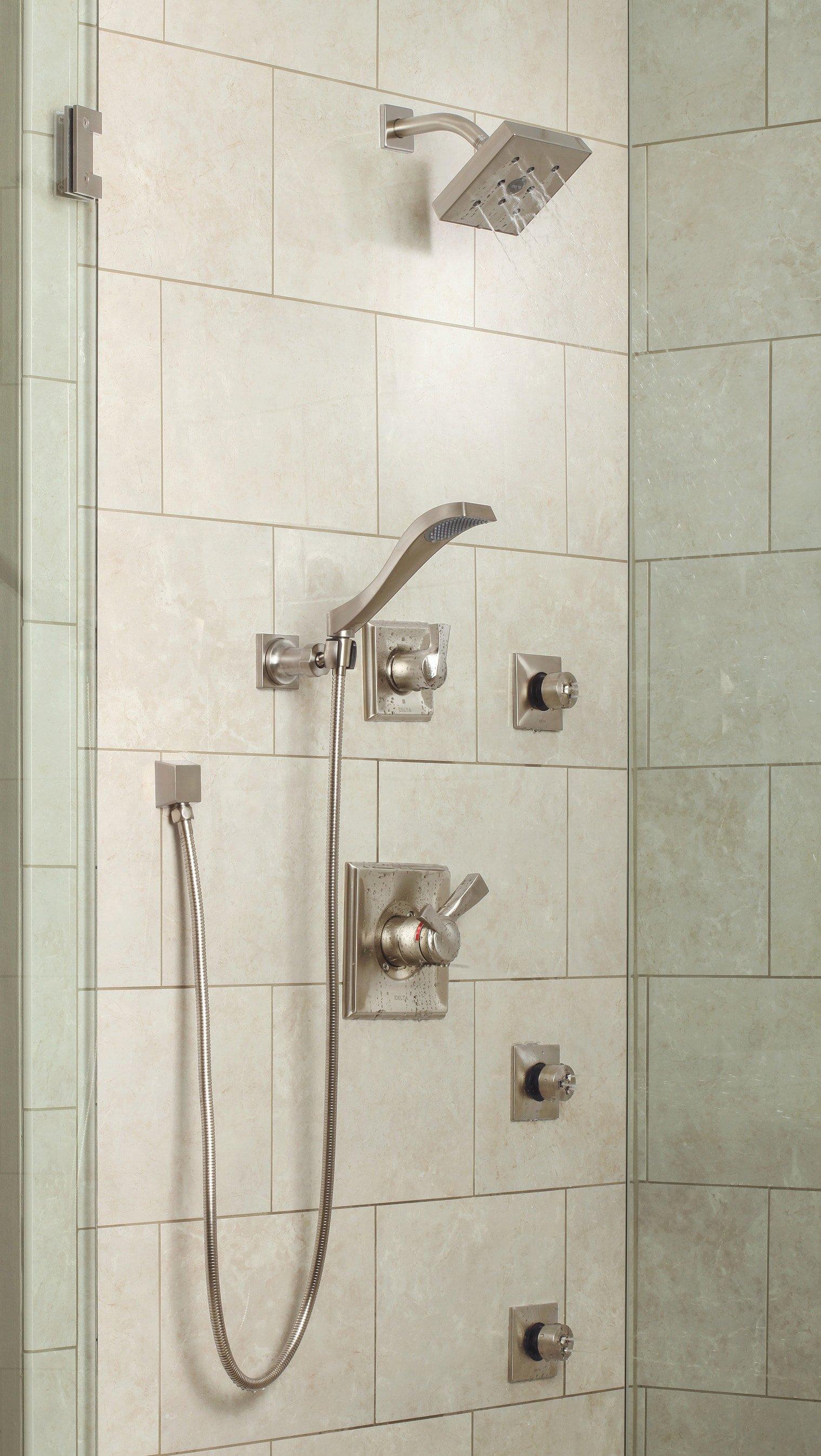 Delta Faucet Brilliance Stainless Single Handle Single Function Shower Faucet (Trim Only) 