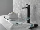 Delta Faucet Matte Black Single Handle Vessel Filler Bathroom Sink Faucet with Riser 