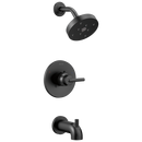 Delta Faucet Matte Black Single Handle Single Function Bathtub & Shower Faucet (Trim Only) 