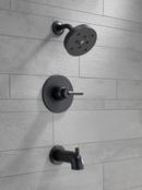 Delta Faucet Matte Black Single Handle Single Function Bathtub & Shower Faucet (Trim Only) 