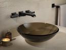 Delta Faucet Matte Black Two Handle Wall Mount Widespread Bathroom Sink Faucet 