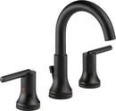 Two Handle Widespread Bathroom Sink Faucet in Matte Black