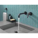Delta Faucet Matte Black Rectangular Open Towel Ring 