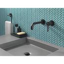 Delta Faucet Matte Black Rectangular Open Towel Ring 