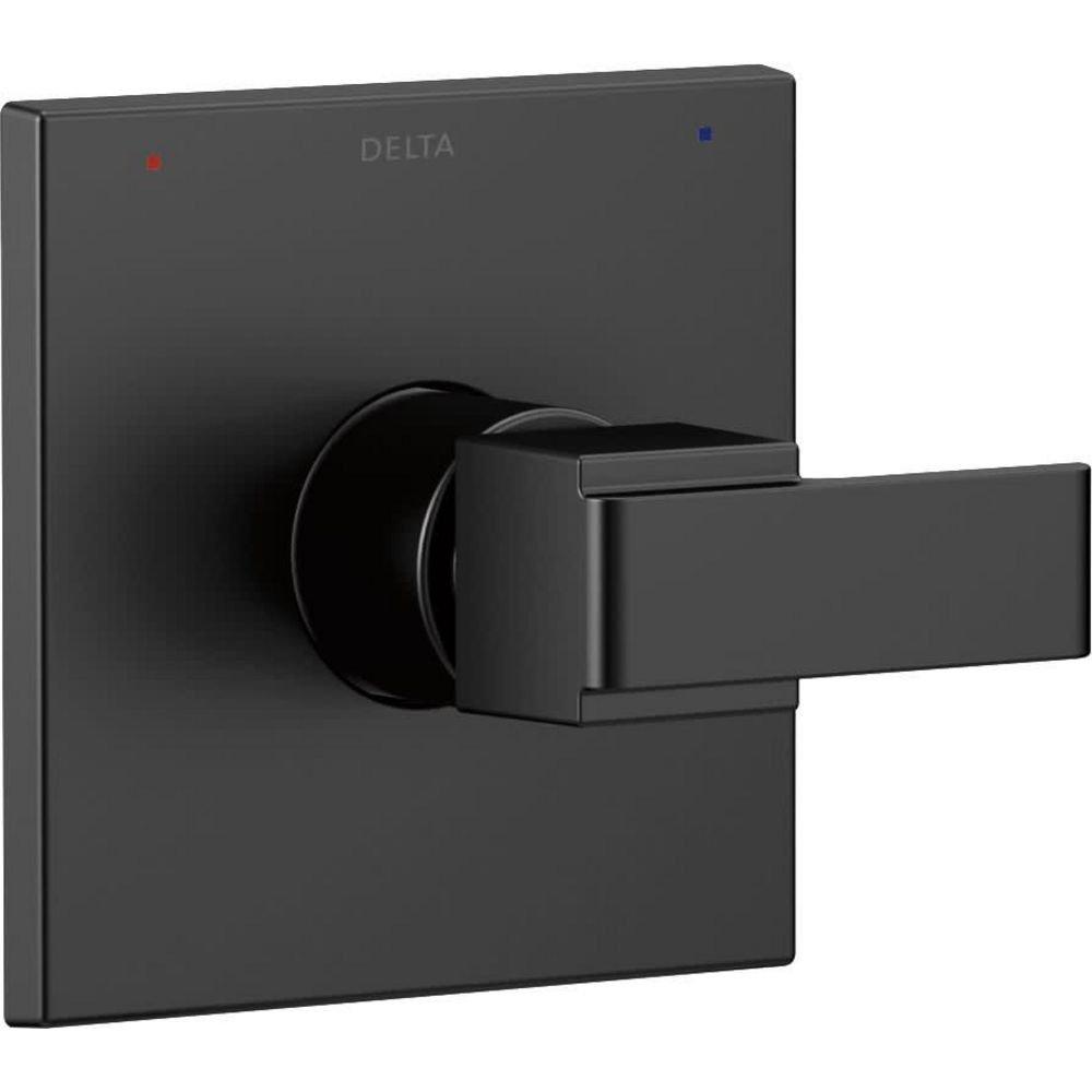 Delta Faucet Matte Black Single Handle Bathtub & Shower Faucet (Trim Only) 