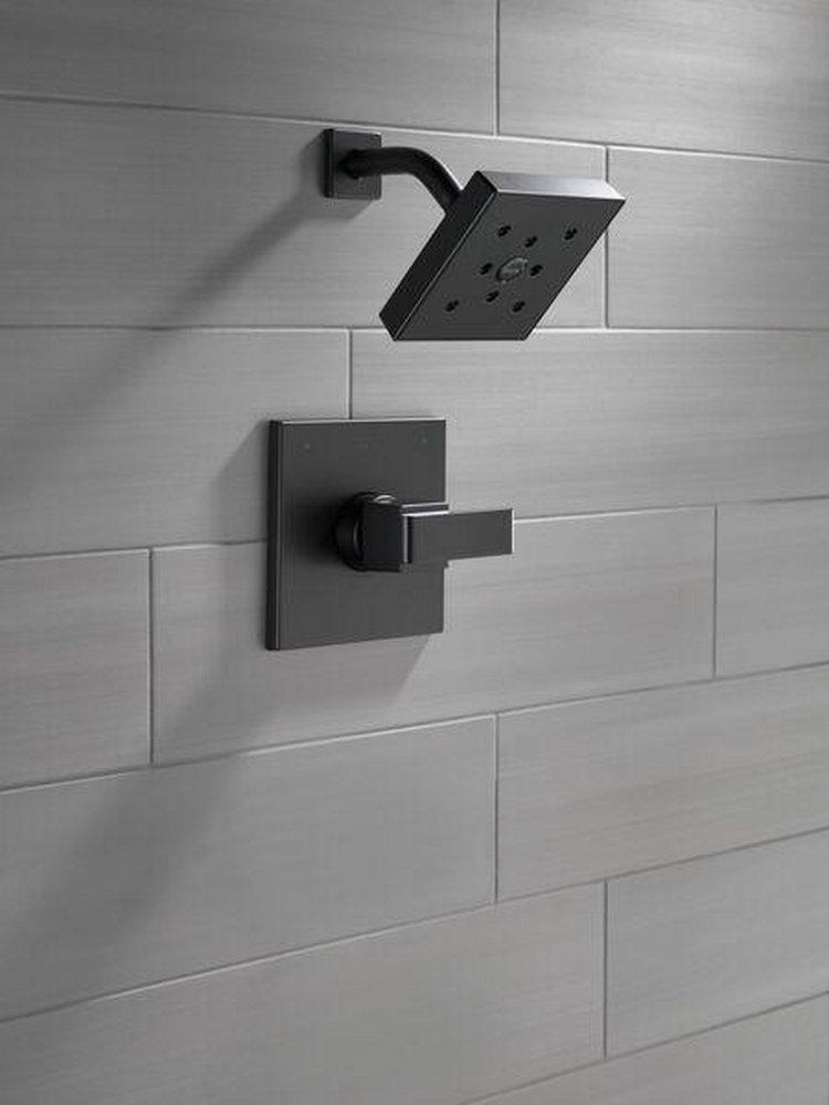 Delta Faucet Matte Black Wall Mount Valve Trim Only 