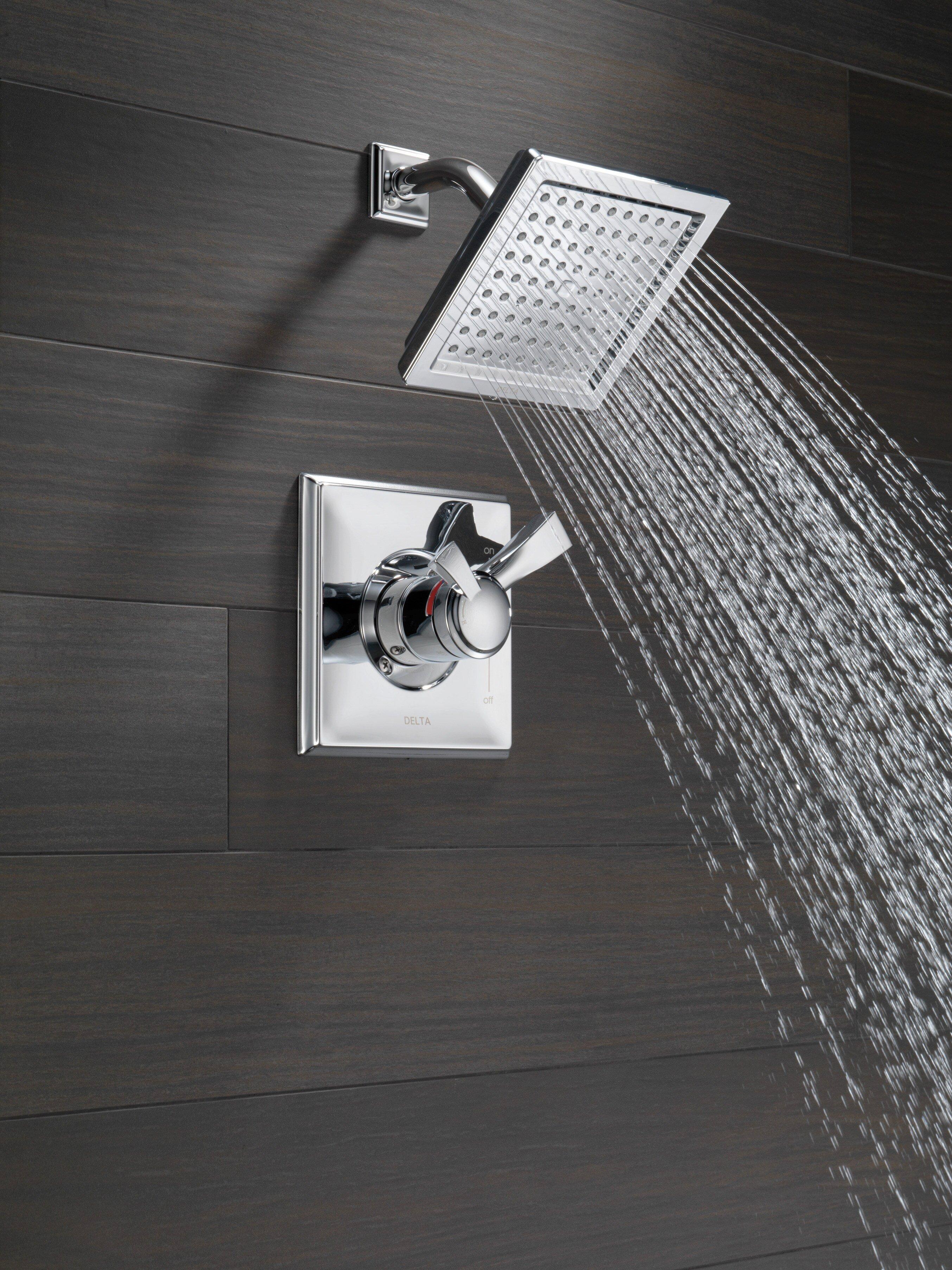 Delta Faucet Polished Nickel Single Handle Single Function Shower Faucet (Trim Only) 