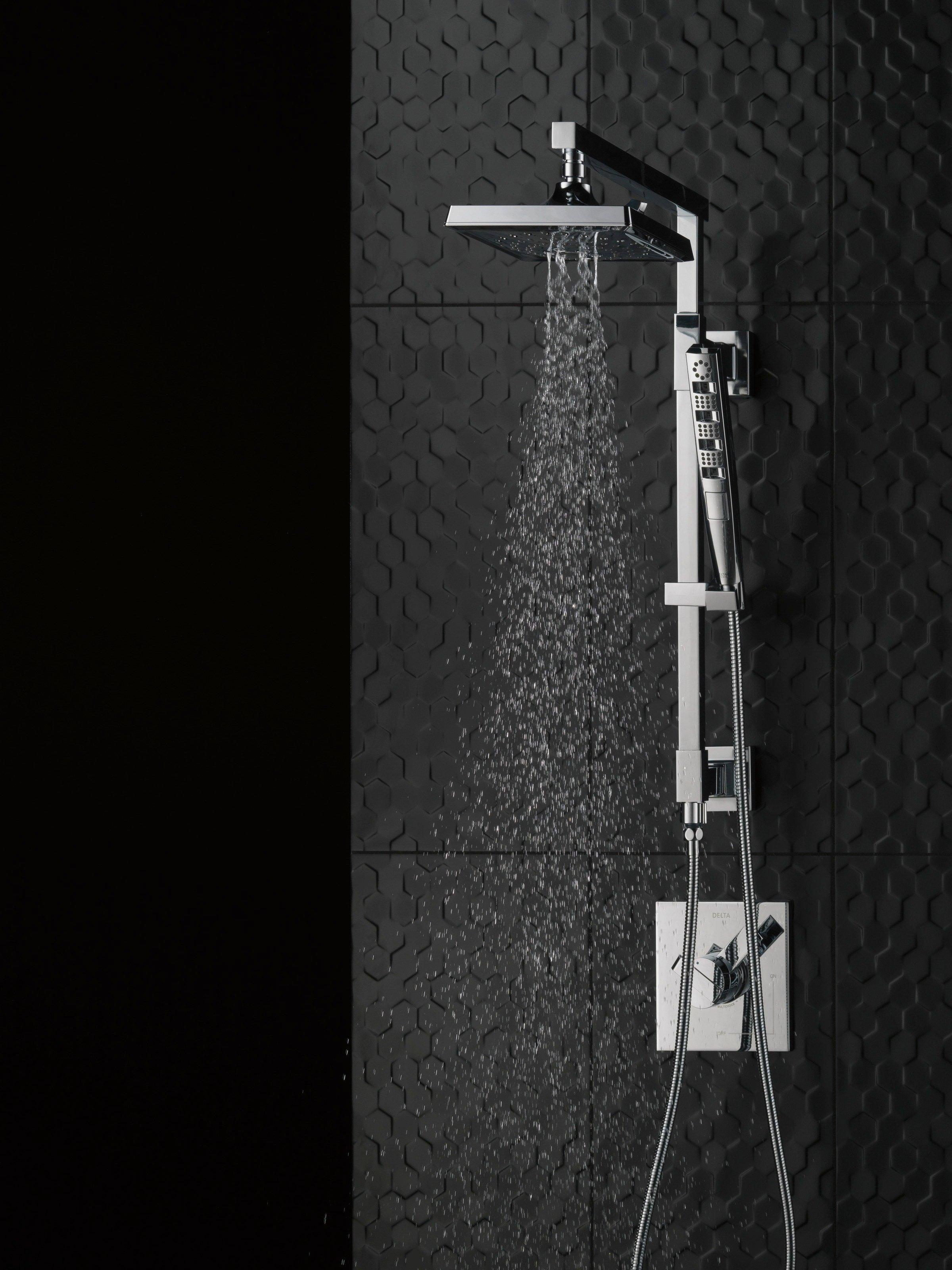 Delta Faucet Matte Black Two Handle Bathtub & Shower Faucet (Trim Only) 