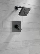 Delta Faucet Matte Black Two Handle Bathtub & Shower Faucet (Trim Only) 