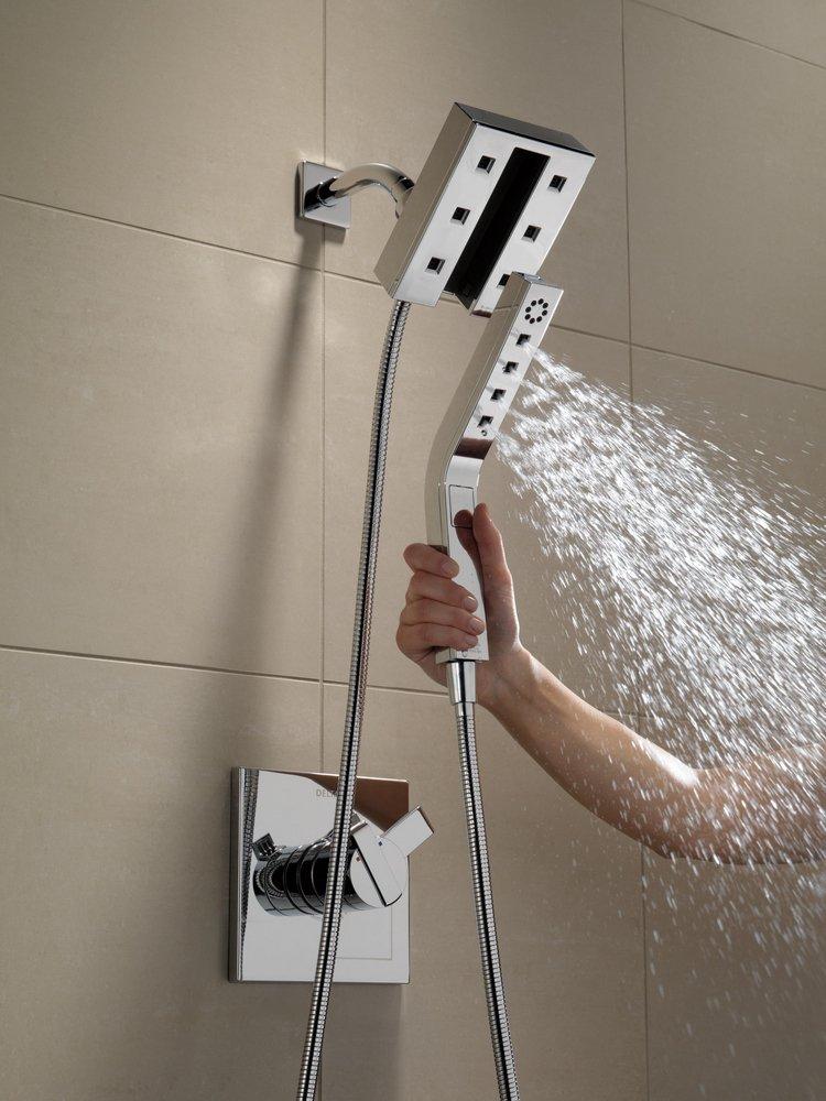 Delta Faucet Matte Black Two Handle Bathtub & Shower Faucet (Trim Only) 