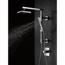 Delta Faucet Matte Black Two Handle Bathtub & Shower Faucet (Trim Only) 