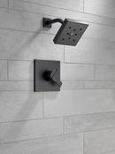 Delta Faucet Matte Black Two Handle Bathtub & Shower Faucet (Trim Only) 