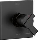 Delta Faucet Matte Black Two Handle Bathtub & Shower Faucet (Trim Only) 