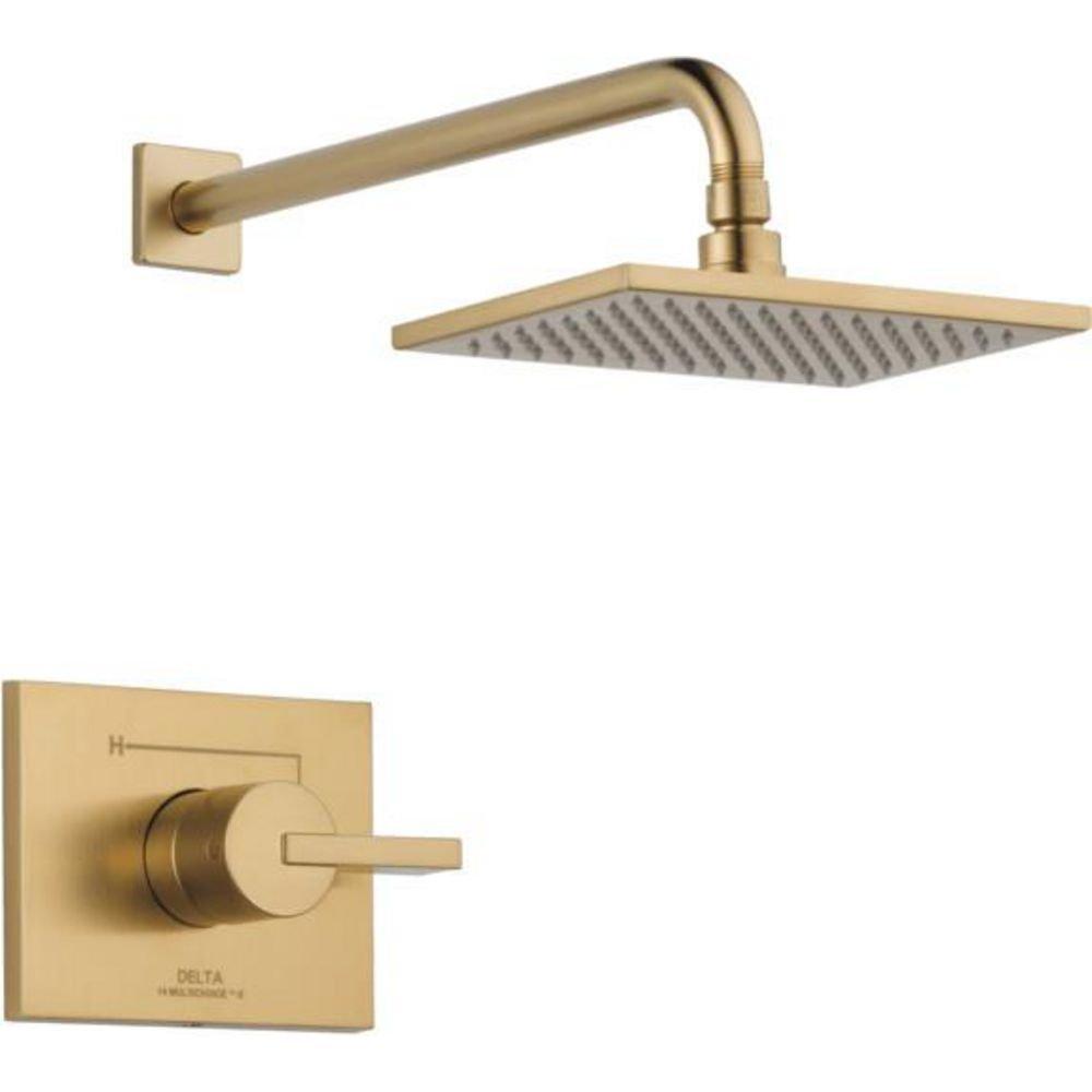 Delta Faucet Brilliance Champagne Bronze Single Handle Single Function Shower Faucet (Trim Only) 
