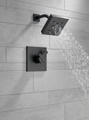 Delta Faucet Matte Black Single Handle Single Function Shower Faucet (Trim Only) 