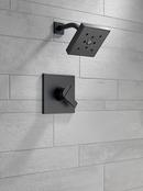 Delta Faucet Matte Black Single Handle Single Function Shower Faucet (Trim Only) 