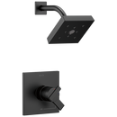 Delta Faucet Matte Black Single Handle Single Function Shower Faucet (Trim Only) 