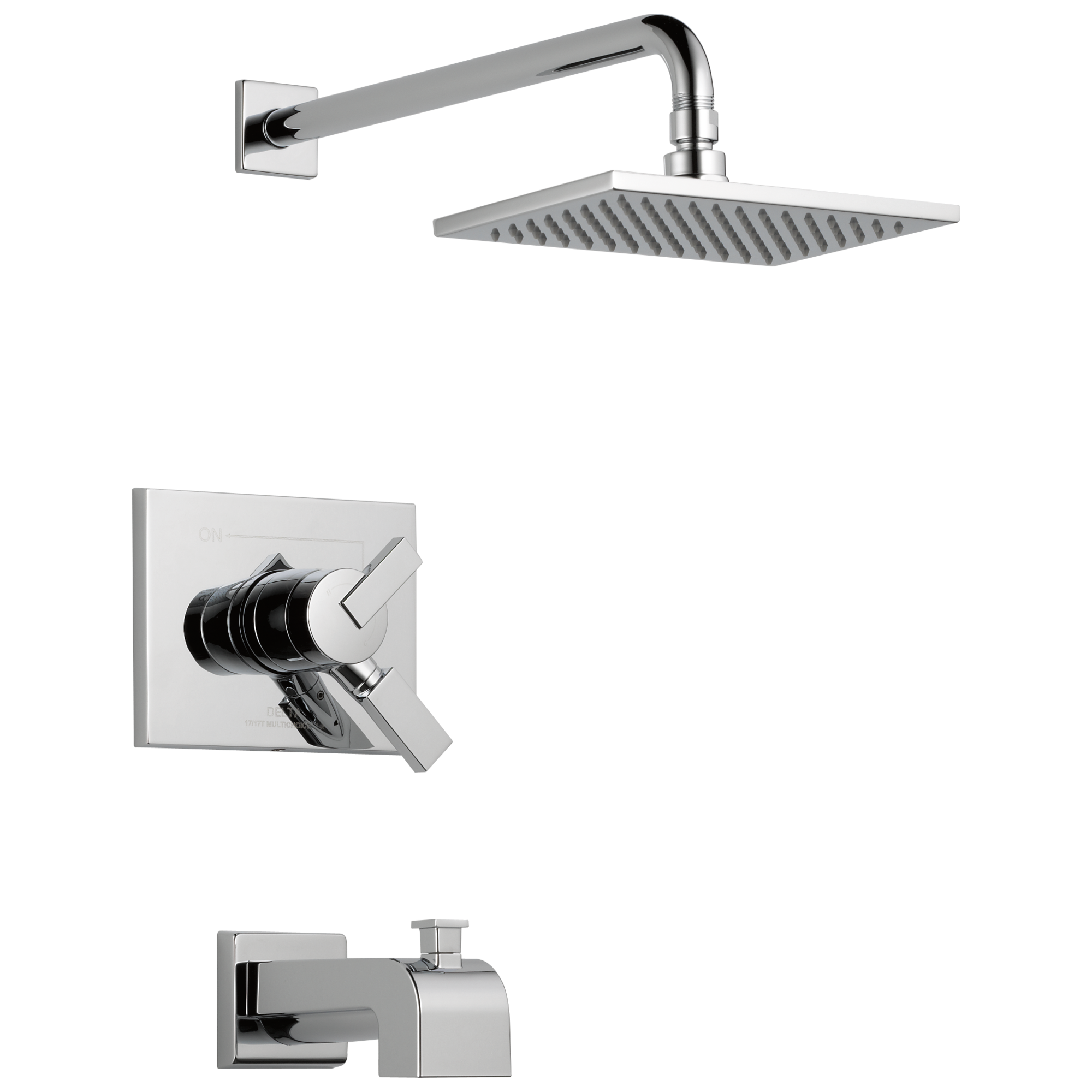 Delta Faucet Chrome Two Handle Single Function Bathtub & Shower Faucet (Trim Only) 