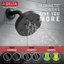 Delta Faucet Matte Black Two Handle Single Function Bathtub & Shower Faucet (Trim Only) 