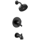 Delta Faucet Matte Black Two Handle Single Function Bathtub & Shower Faucet (Trim Only) 