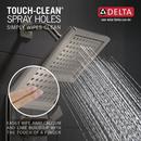 Delta Faucet Brilliance Stainless Two Handle Single Function Bathtub & Shower Faucet (Trim Only) 