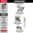 Delta Faucet Brilliance Stainless Two Handle Single Function Bathtub & Shower Faucet (Trim Only) 