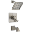 Delta Faucet Brilliance Stainless Two Handle Single Function Bathtub & Shower Faucet (Trim Only) 