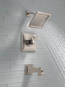 Delta Faucet Brilliance Stainless Two Handle Single Function Bathtub & Shower Faucet (Trim Only) 