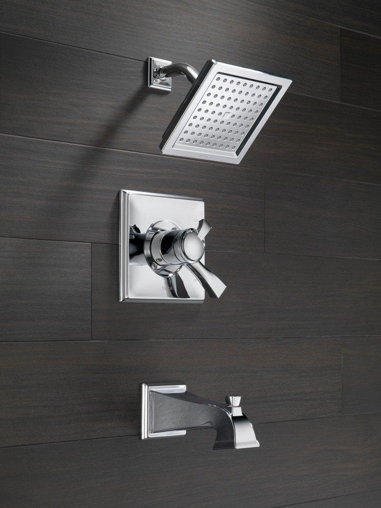 Delta Faucet Polished Nickel Two Handle Single Function Bathtub & Shower Faucet (Trim Only) 