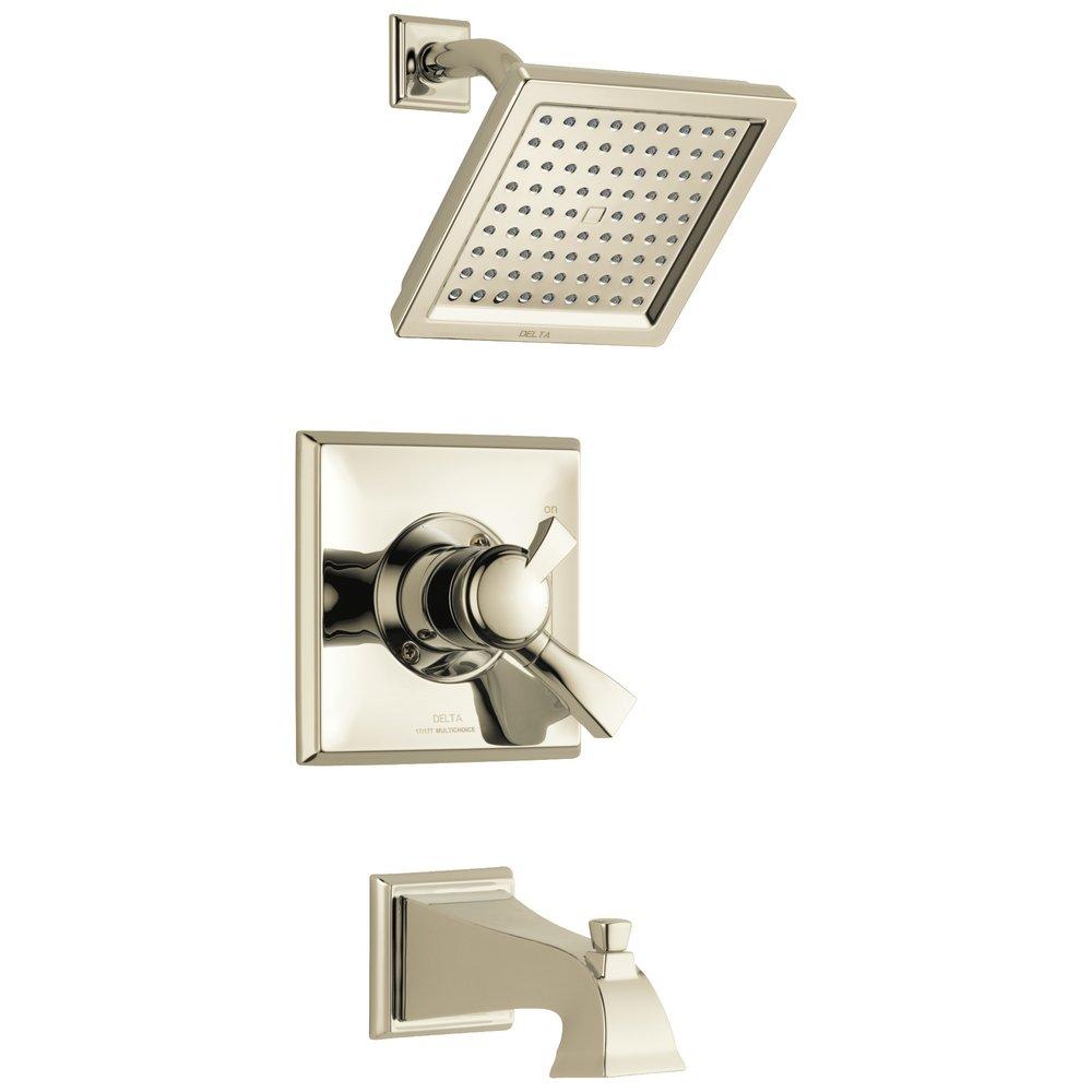 Delta Faucet Polished Nickel Two Handle Single Function Bathtub & Shower Faucet (Trim Only) 