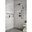 Delta Faucet Matte Black Single Handle Single Function Shower Faucet (Trim Only) 