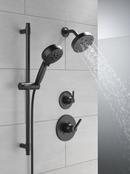 Delta Faucet Matte Black Single Handle Single Function Shower Faucet (Trim Only) 