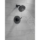 Delta Faucet Matte Black Single Handle Single Function Shower Faucet (Trim Only) 