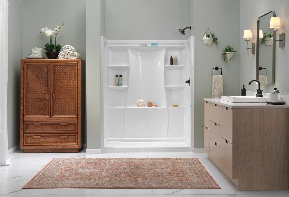 Delta Faucet Matte Black Single Handle Single Function Shower Faucet (Trim Only) 