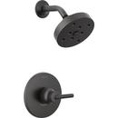 Delta Faucet Matte Black Single Handle Single Function Shower Faucet (Trim Only) 
