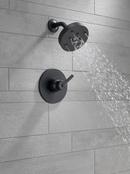 Delta Faucet Matte Black Single Handle Single Function Shower Faucet (Trim Only) 