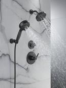 Delta Faucet Matte Black Single Handle Single Function Shower Faucet (Trim Only) 