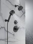 Delta Faucet Matte Black Single Handle Single Function Shower Faucet (Trim Only) 