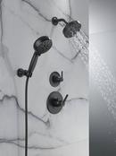 Delta Faucet Matte Black Single Handle Single Function Shower Faucet (Trim Only) 