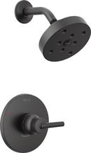 Delta Faucet Matte Black Single Handle Single Function Shower Faucet (Trim Only) 