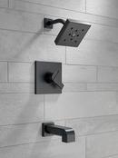 Delta Faucet Matte Black Two Handle Single Function Bathtub & Shower Faucet (Trim Only) 