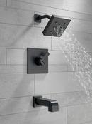 Delta Faucet Matte Black Two Handle Single Function Bathtub & Shower Faucet (Trim Only) 