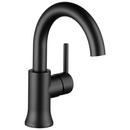 Single Handle Monoblock Bathroom Sink Faucet in Matte Black