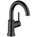 Delta Faucet Matte Black Single Handle Monoblock Bathroom Sink Faucet 
